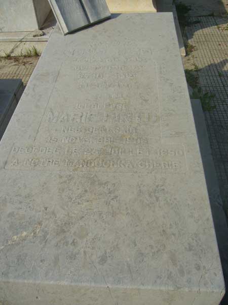 Grabstein von PINTO Marie