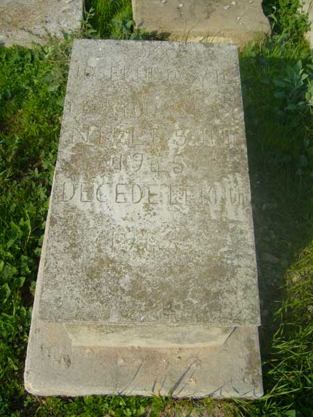 מצבת MORYOUSSEF Joseph David