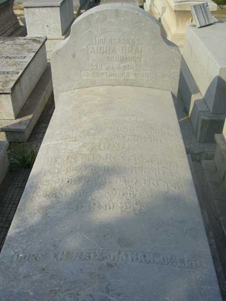 Grabstein von DRAI Aicha