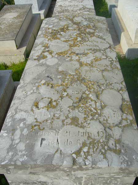 Tombstone of LEVY BENCHETTON Rachel