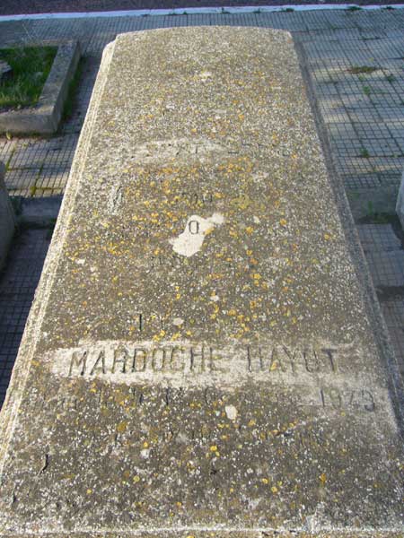 HAYOT Mardoche 的墓碑