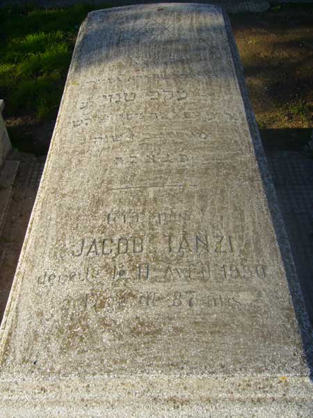 מַצֵּבה פון TANZI Jacob