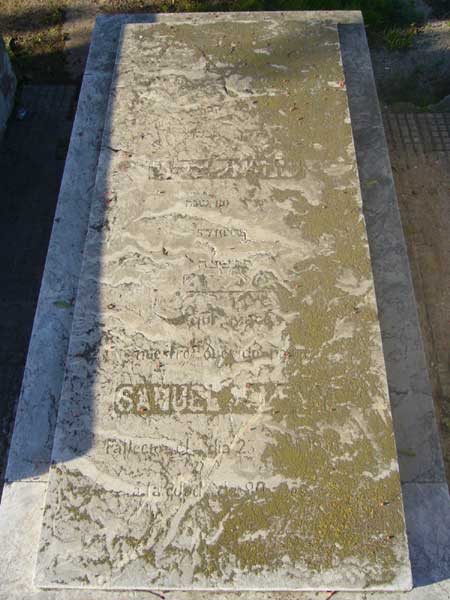 Stèle de LEVY Samuel