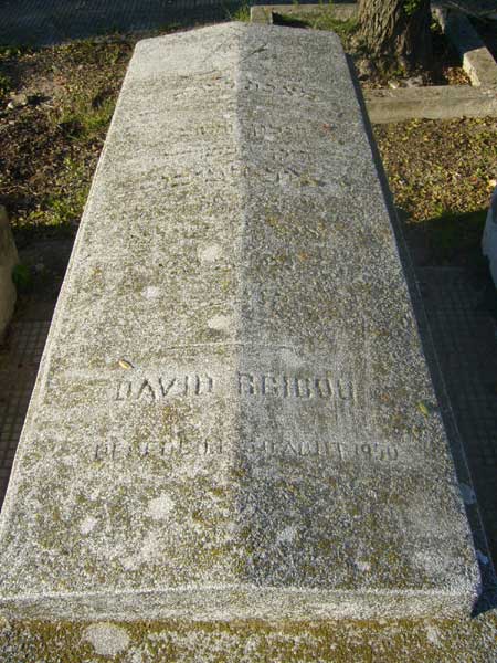 Stèle de RBIBOU David