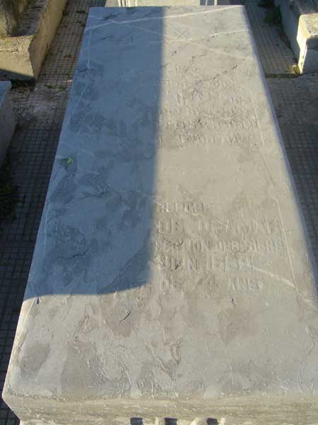 Tombstone of AMAR Jacob D.