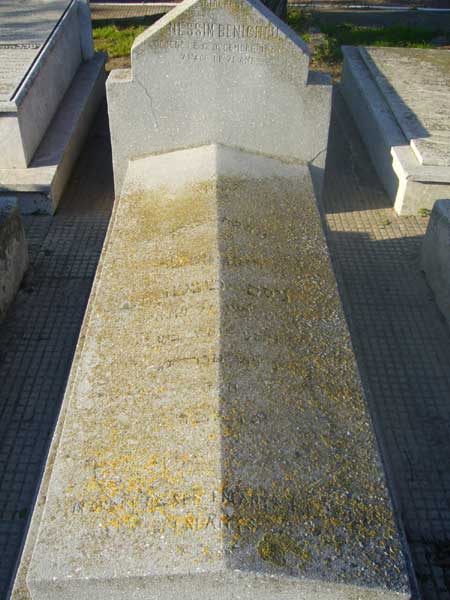 Lápide de BENICHOU Nessim