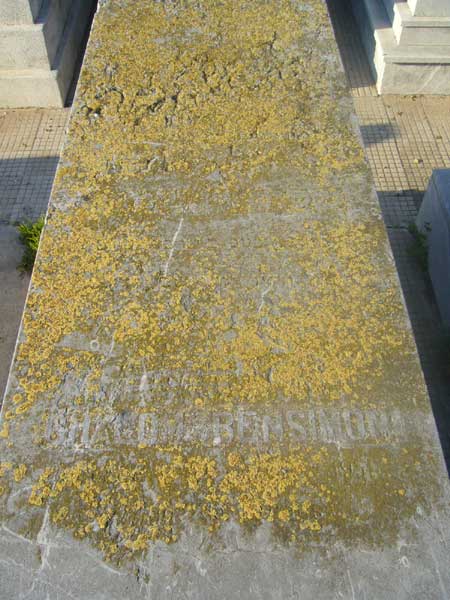Grabstein von BENSIMON Chalom