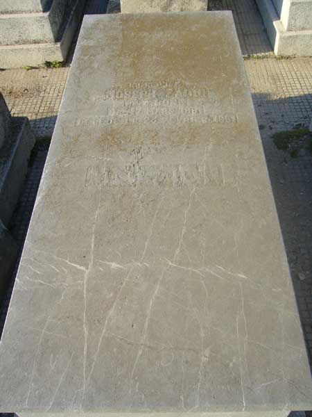 شاهدة قبر ZAOUI Joseph