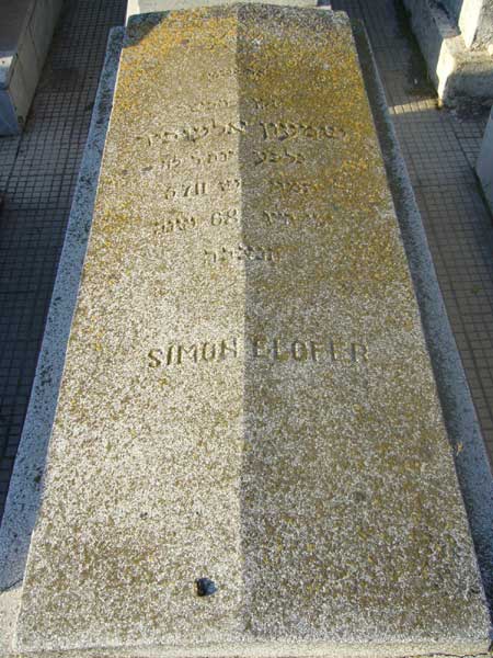 Grafsteen van ELOFER Simon