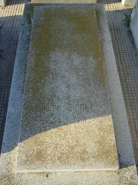 Tombstone of SIBONY Jacob