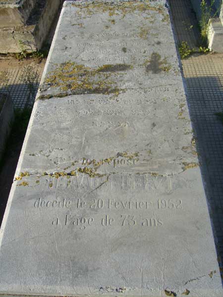 Stèle de ELBAZ Isaac