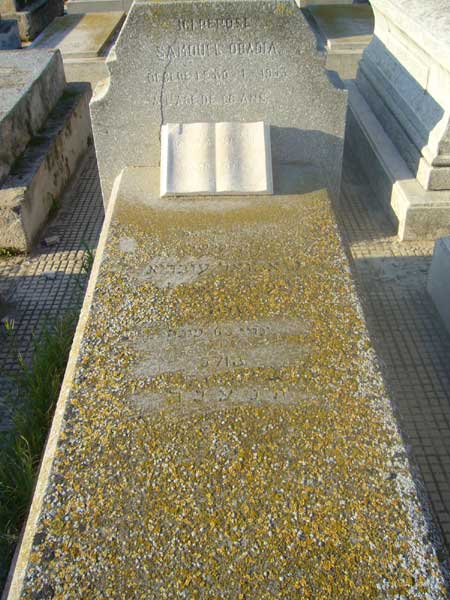 מצבת OBADIA Samouel