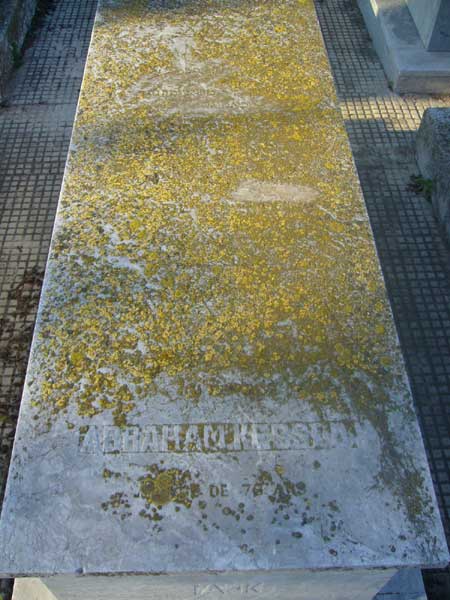 Grafsteen van KESSOUS Abraham
