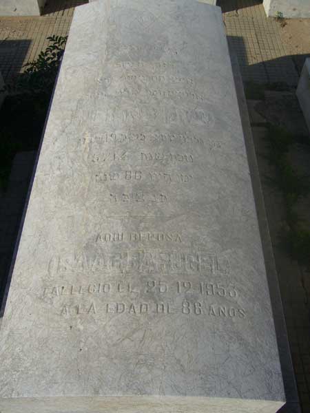 Grabstein von BARUGEL Isaac