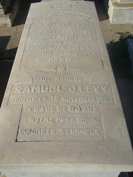Stèle de LEVY Samuel J.