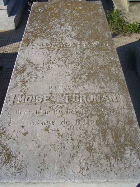 מַצֵּבה פון TORJMAN Moise