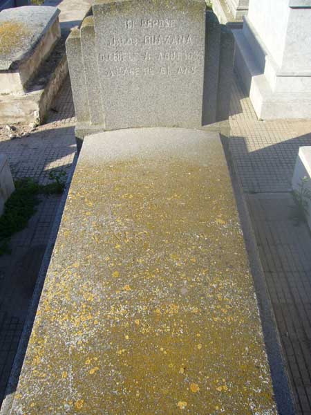 Stèle de OUAZANA Jacob