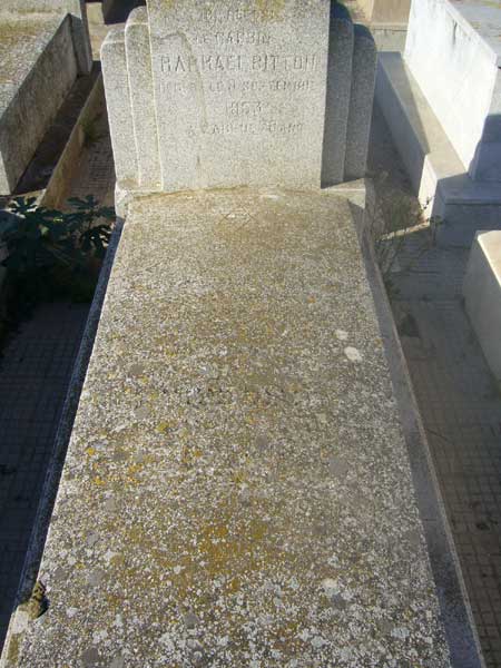 Grabstein von BITTON Raphael