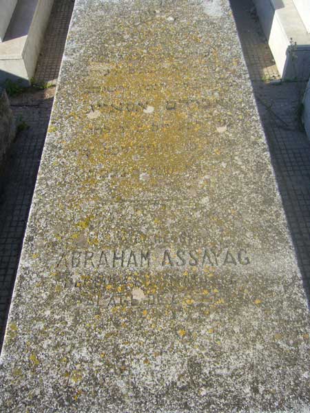 מַצֵּבה פון ASSAYAG Abraham