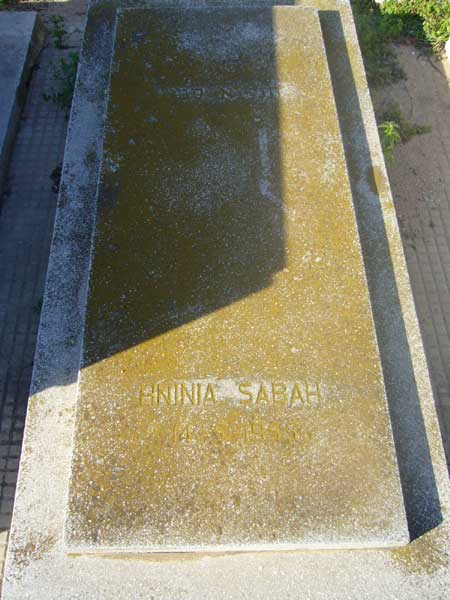 Tombstone of SABAH Hnina