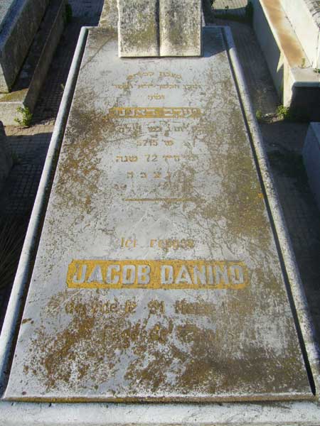 Grabstein von DANINO Jacob
