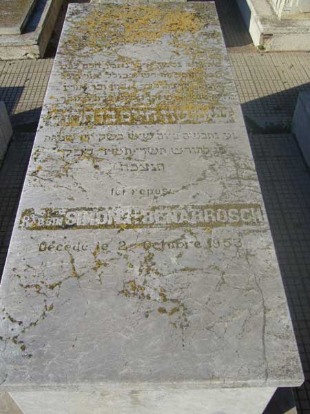 Estela de BENARROSCH Simon Rabbin