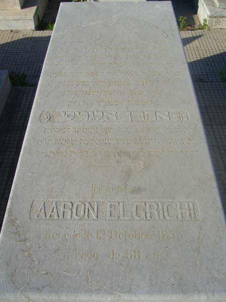 Estela de ELGRICHI Aaron