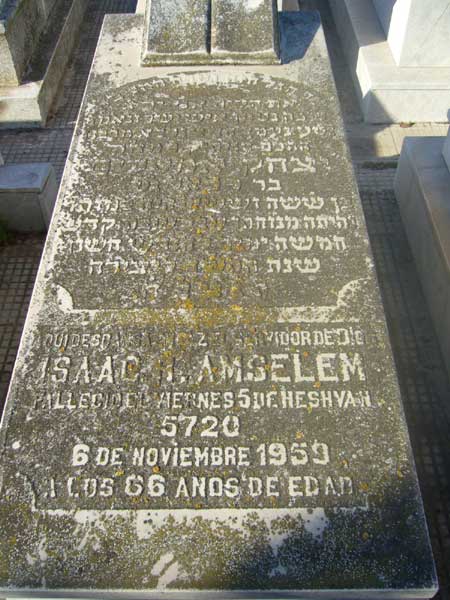 Estela de AMSELLEM Isaac