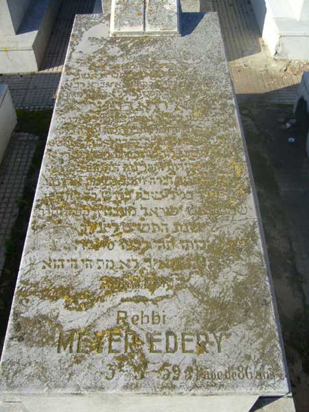 Stèle de EDERY Meyer Rebbi