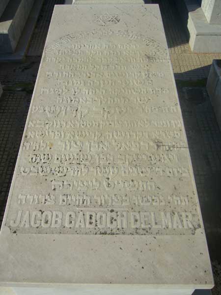 Grafsteen van CADOCH DELMAR Jacob