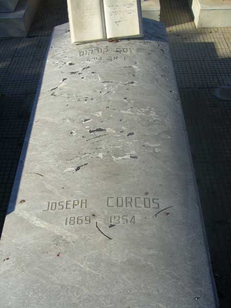 Grabstein von CORCOS Joseph