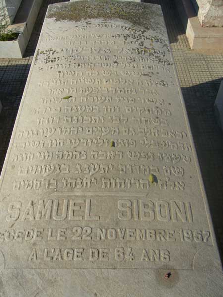 מַצֵּבה פון SIBONI Samuel