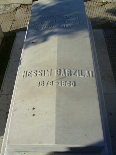 BARZILAI Nessim 的墓碑