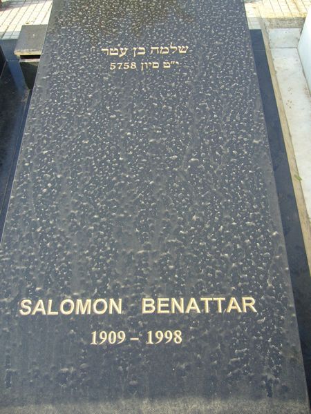 BENATTAR Salomon 的墓碑