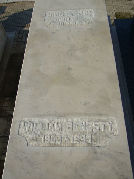 BENESTY William Yhia का स्मारक