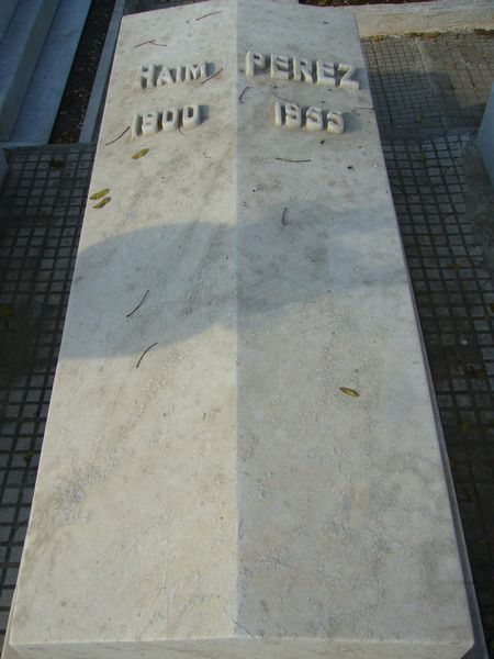 Stèle de PEREZ Haim