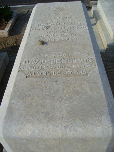 מצבת BENSIMON David