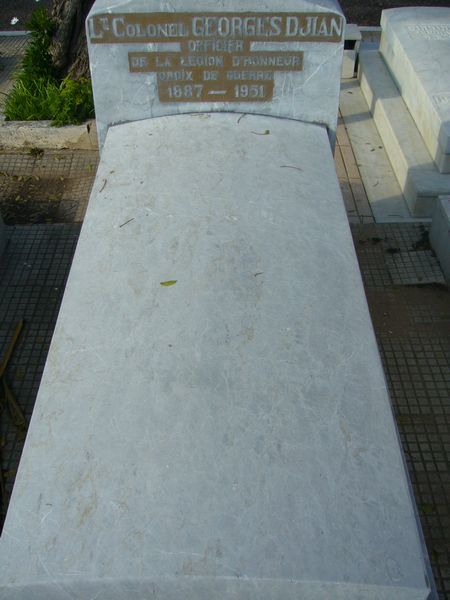 Grabstein von DJIAN Georges Lt Colonel
