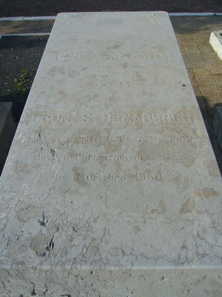 Lápide de BENARROCH Leon S.