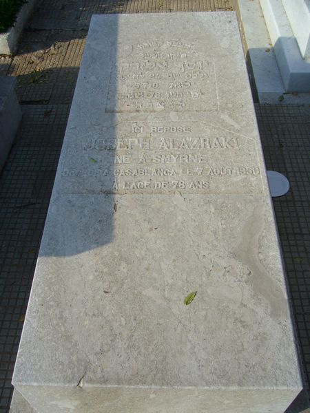 מַצֵּבה פון ALAZRAKI Joseph