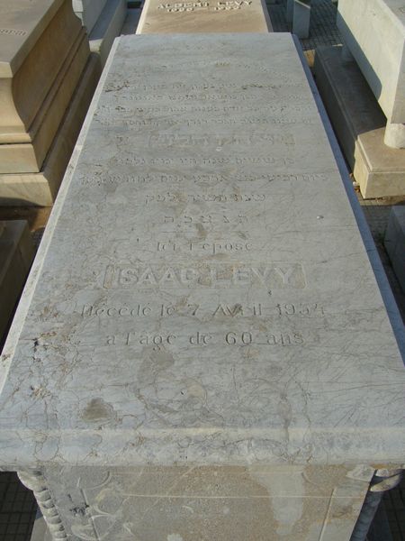 Stèle de LEVY Isaac