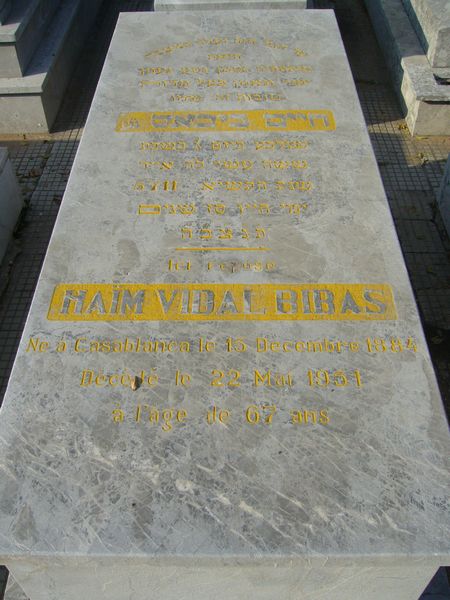 Estela de BIBAS Haim Vidal