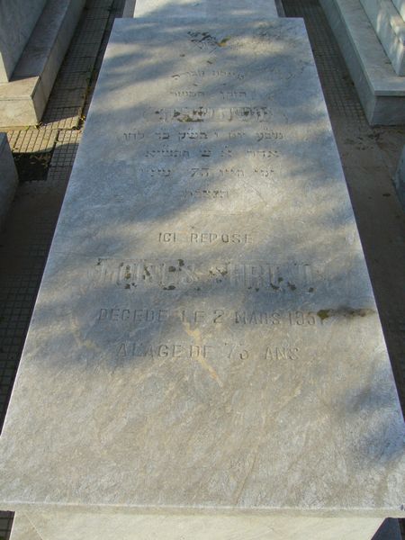 Tombstone of SHRIQUI Moises