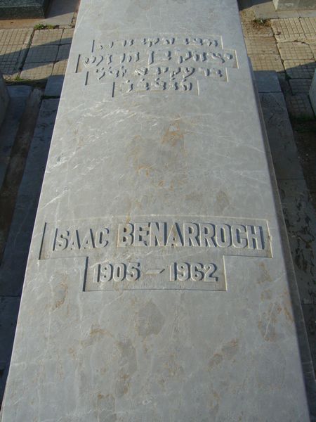 Надгробие BENARROCH Isaac