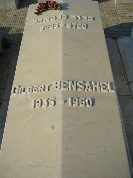 BENSAHEL Gilbert 的墓碑