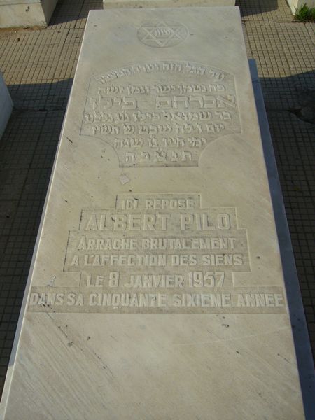 Stèle de PILO Albert