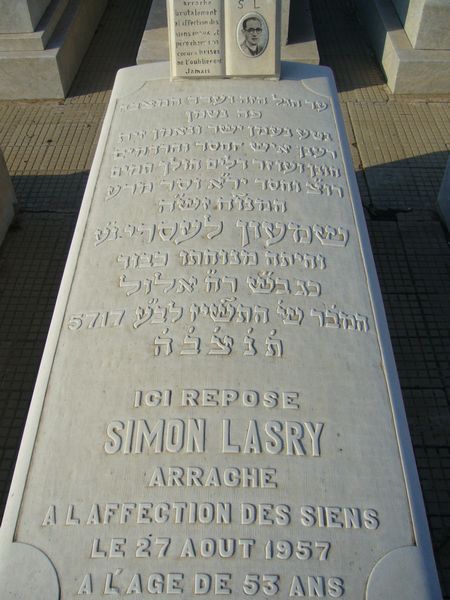 Stèle de LASRY Simon