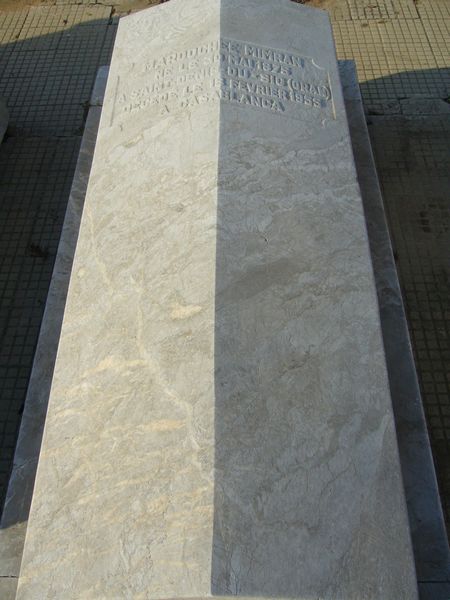 Grafsteen van MIMRAN Mardoché