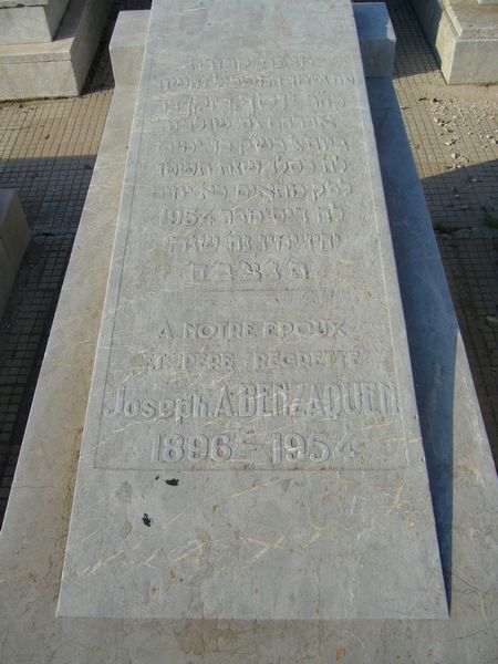 Estela de BENZAQUEN Joseph A.