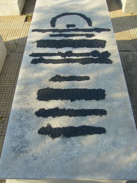 Stèle de OHAYON Elie
